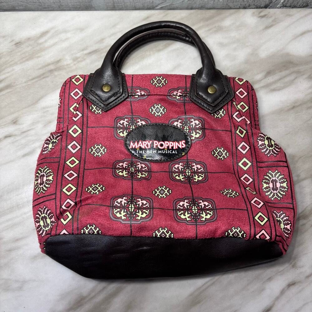 Mary Poppins Musical Mini Red Tapestry Carpet Bag - Picture 1 of 4